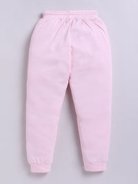 Happy Faces Girls Peppa Babi Bercetak Joggers Kapas Tulen