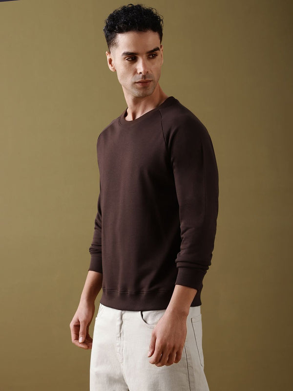 Dillinger Men Solid Ultra Soft Drapey Cotton Raglan T-shirt