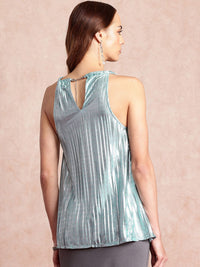 all about you Accordion Pleated Top