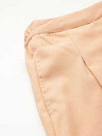 DressBerry Women Wide Leg Pleated Trousers