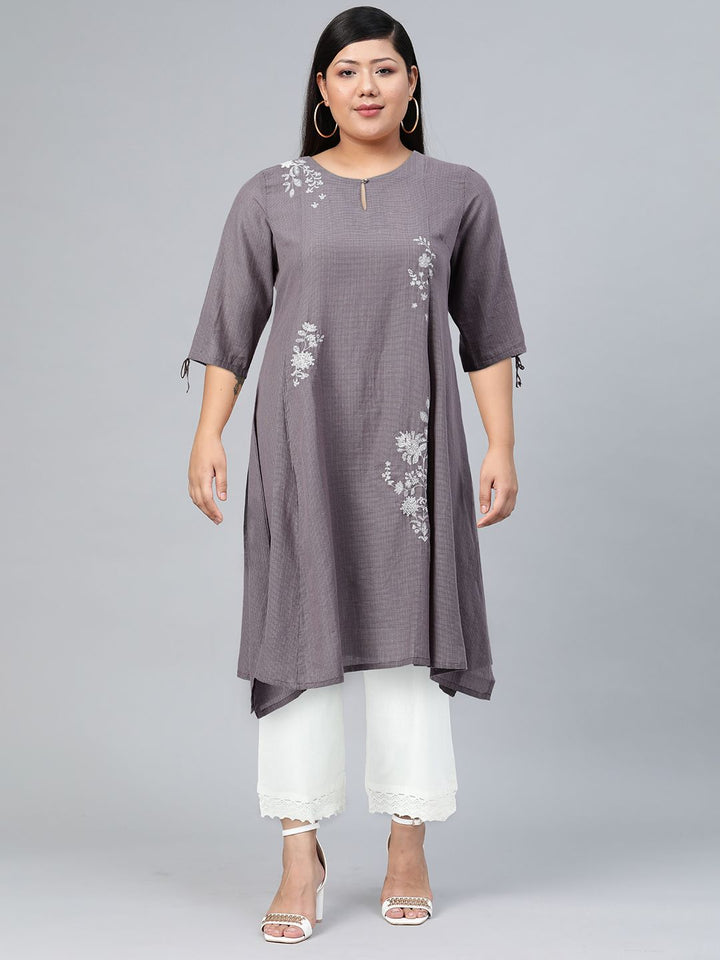 W Women Straight Cotton Kurta