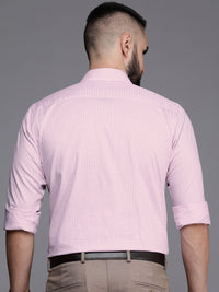 Raymond Slim Fit Self-Checked Pure Cotton Formal Shirt