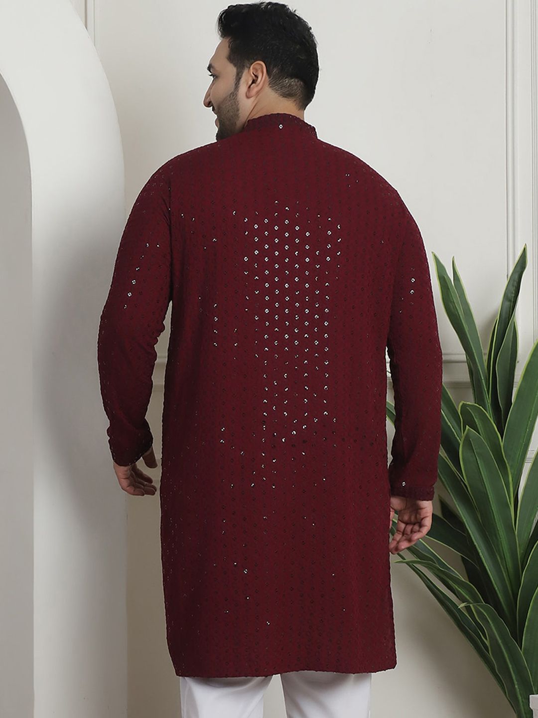 SOJANYA PLUS Kurta Kapas Tulen Berpayet