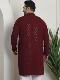 SOJANYA PLUS Kurta Kapas Tulen Berpayet