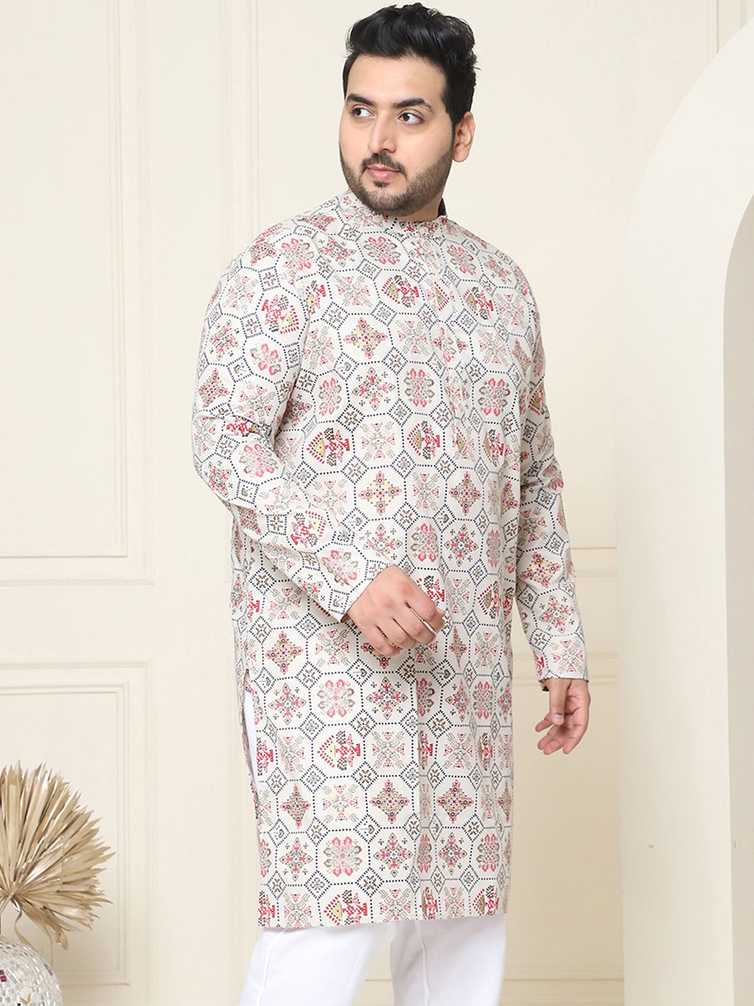 SOJANYA PLUS Ethnic Motifs Printed Kurta