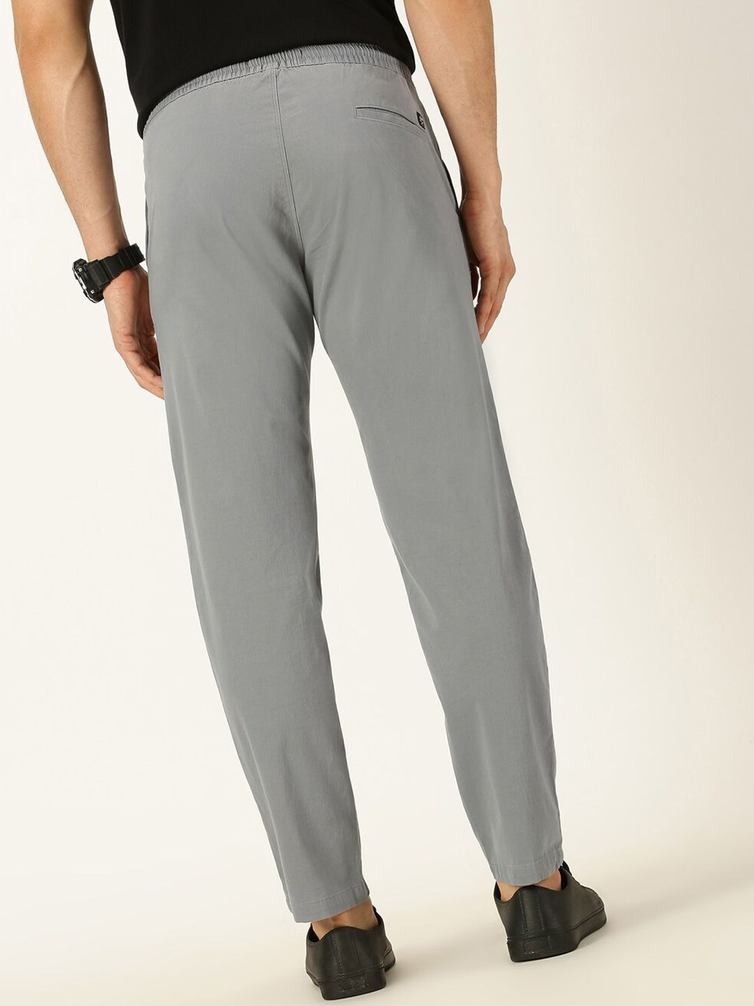 Thomas Scott Men Smart Mid Rise Cotton Chinos Trousers