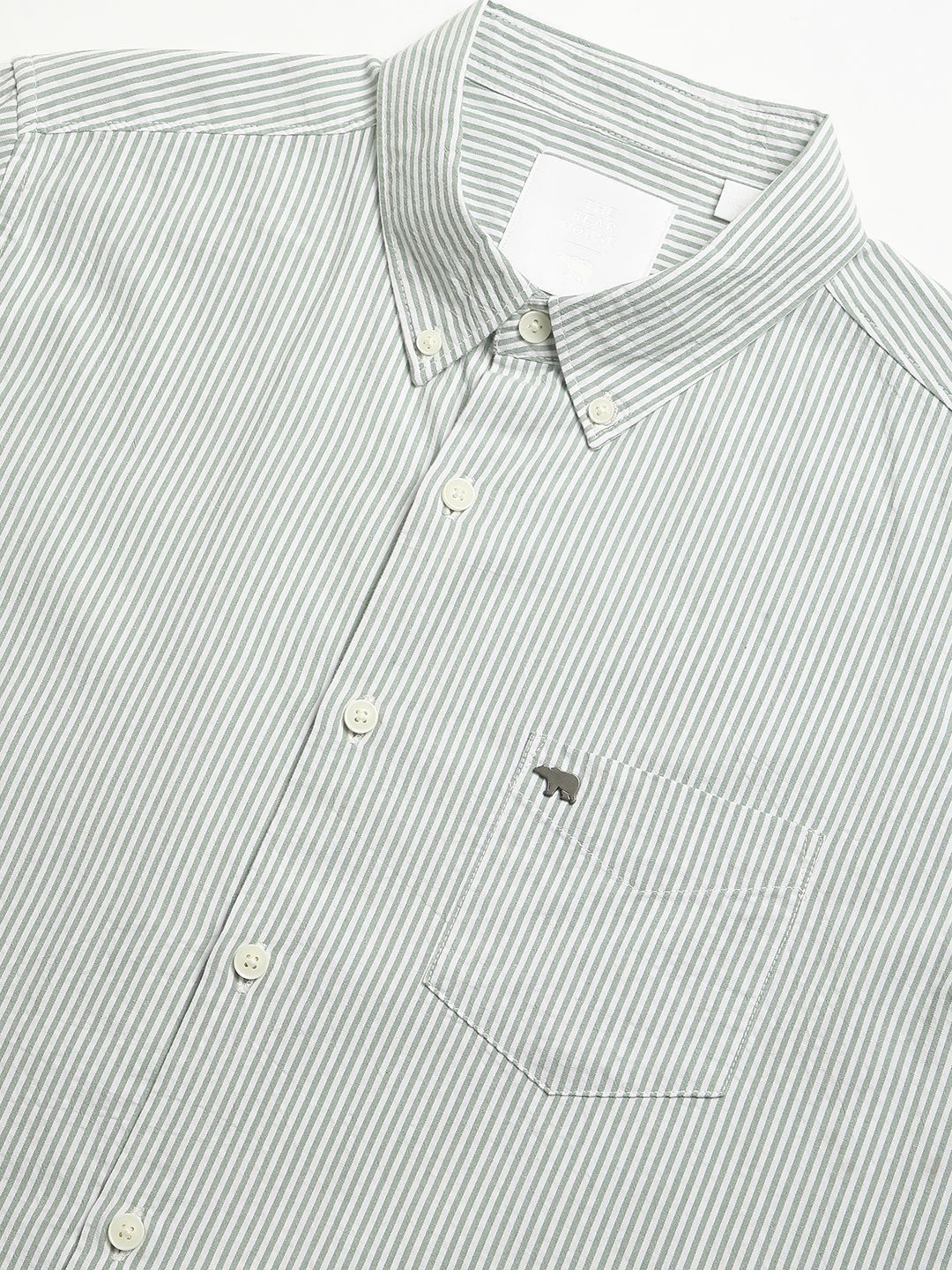 THE BEAR HOUSE Men Slim Fit Opaque Striped Casual Shirt