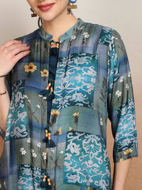 Vishudh Ethnic Motifs Printed Top With Trouser