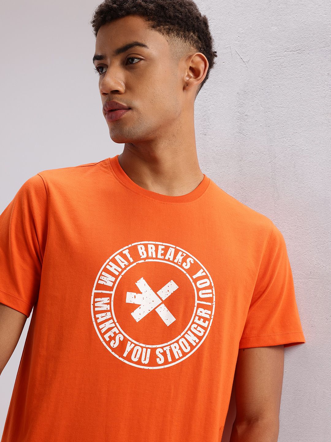 HRX by Hrithik Roshan Typography Printed Training T-shirt