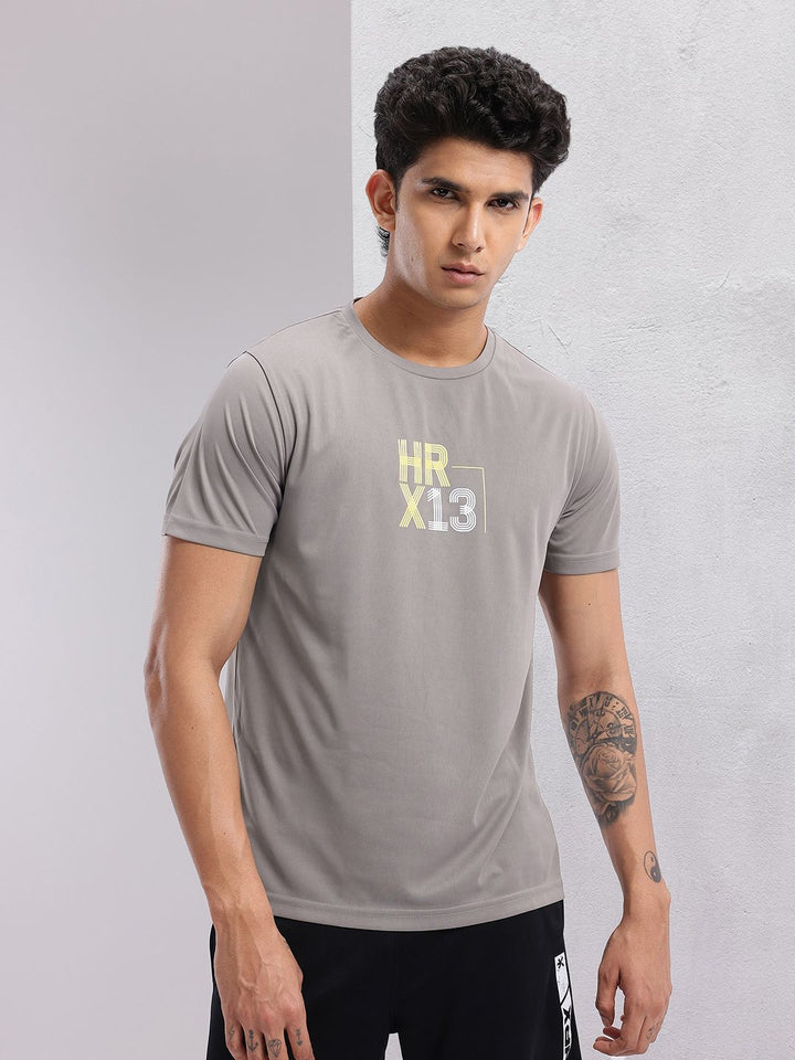 HRX by Hrithik Roshan Men Typography Printed Rapid-Dry Running T-shirt