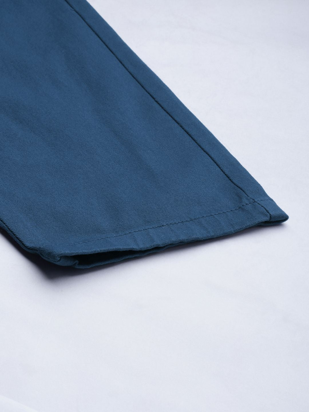 The Indian Garage Co Men Blue Slim Fit Chinos