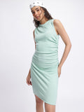 DressBerry Cutie Couture Ribbed Ruched Bodycon Dress