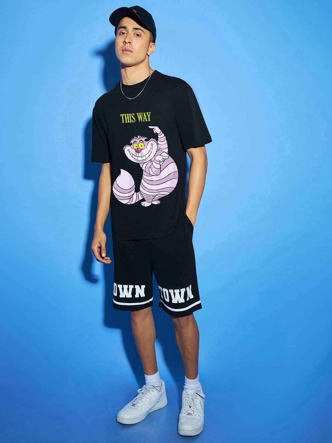 Bewakoof Men Typography Pure Cotton Oversize T-shirt
