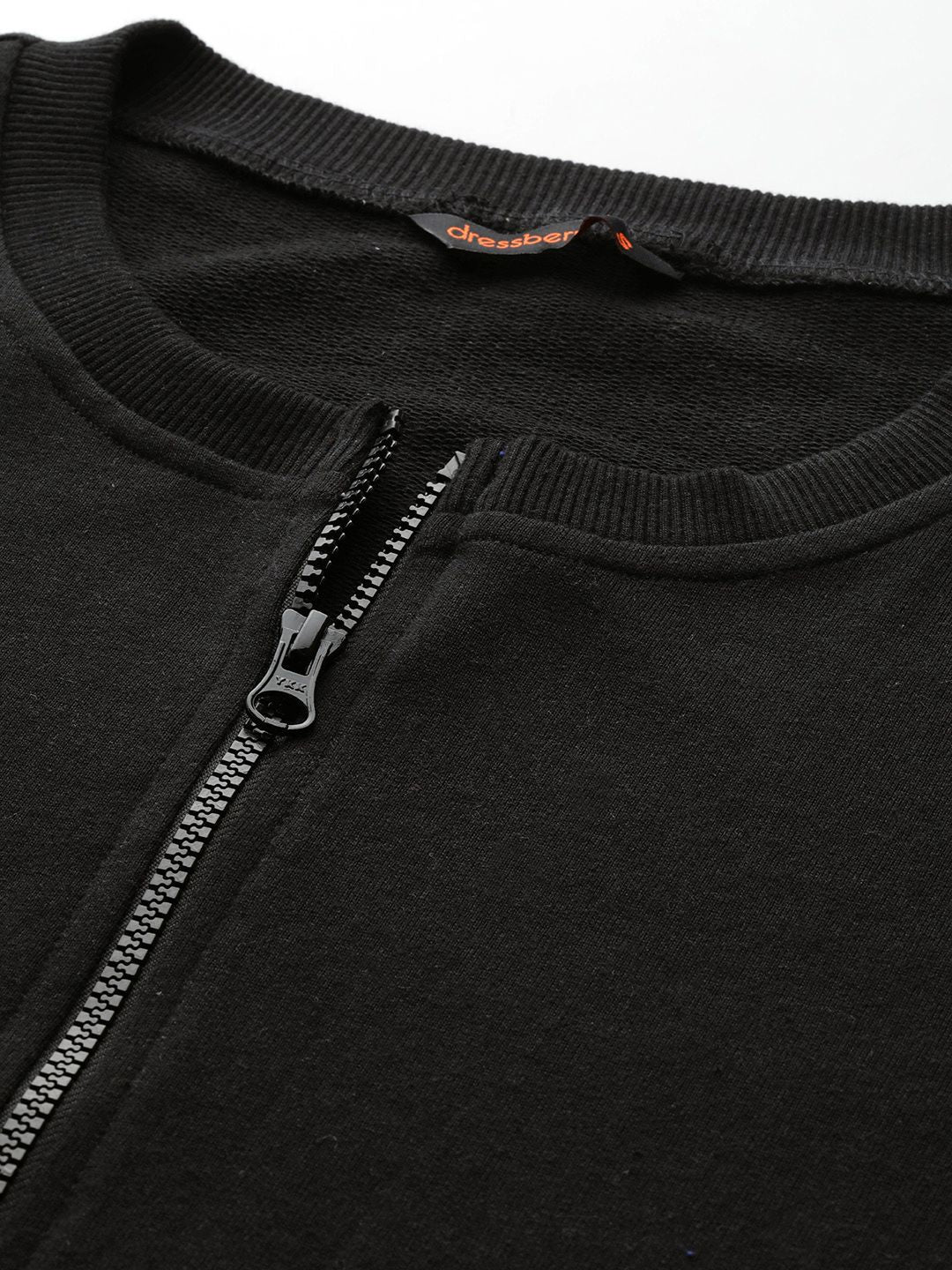 DressBerry Women Black Solid Sweatshirt