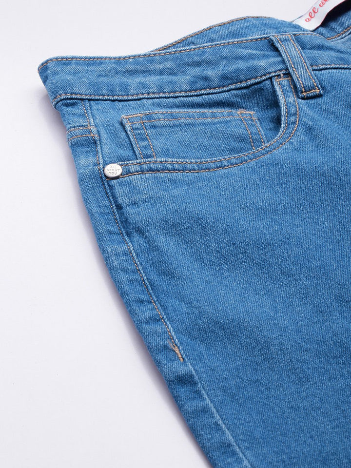 all about you Women Boyfriend Fit High-Rise Stretchable Jeans