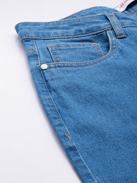 all about you Women Boyfriend Fit High-Rise Stretchable Jeans