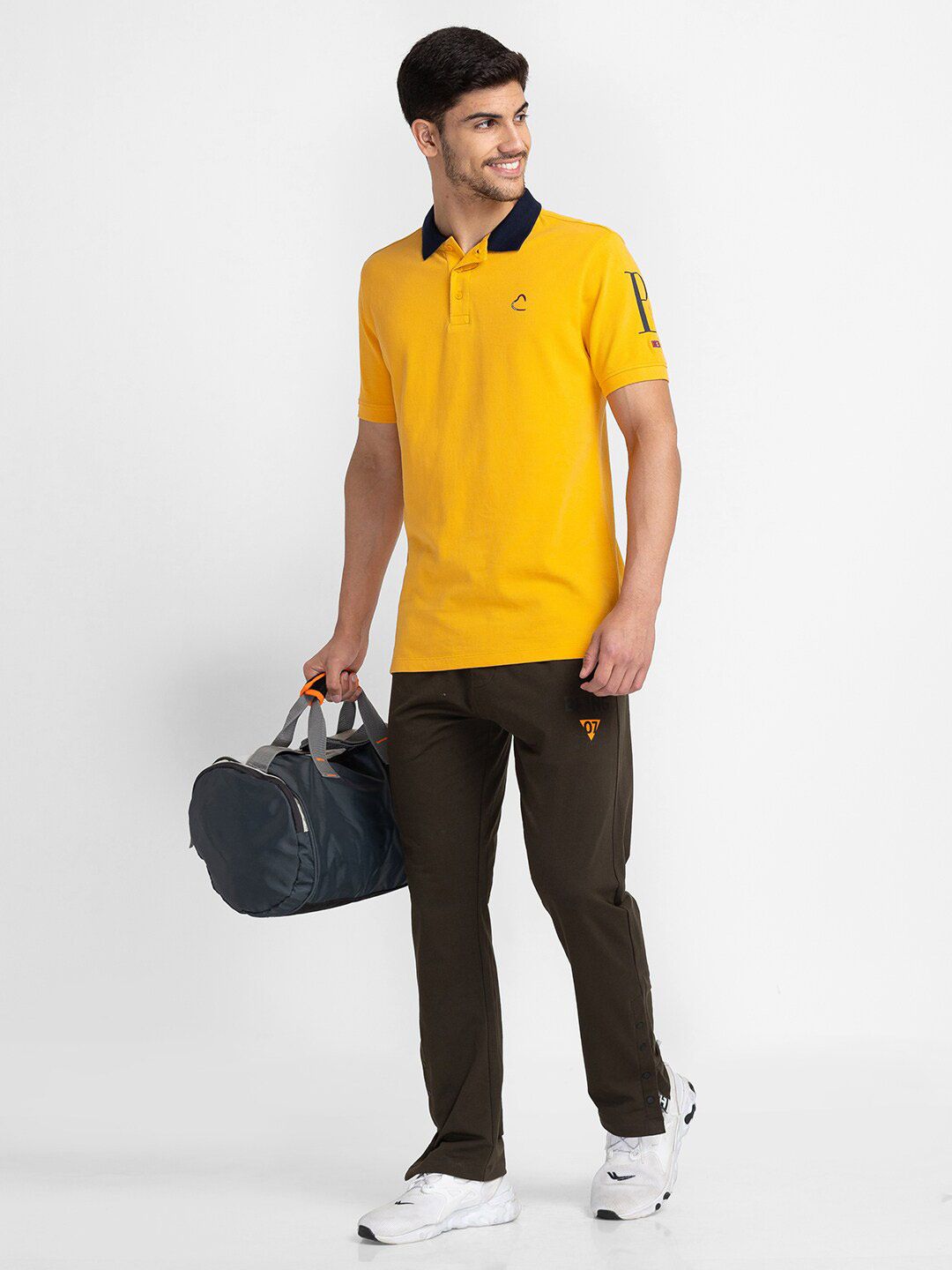 Being Human Typography Printed Polo Collar T-shirt