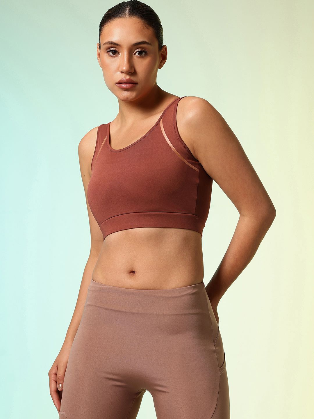 HRX by Hrithik Roshan Active Goddess Rapid-Dry Padded Training Bra HR_SS25_W_BA_KT171_03_c