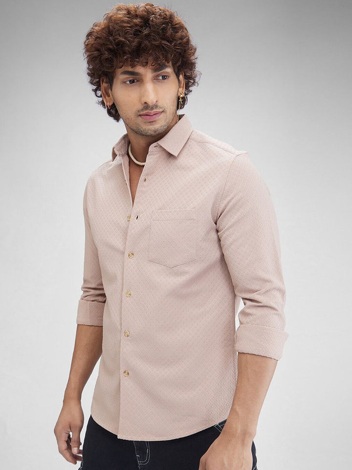 VASTRADO Men Classic Slim Fit Casual Shirt