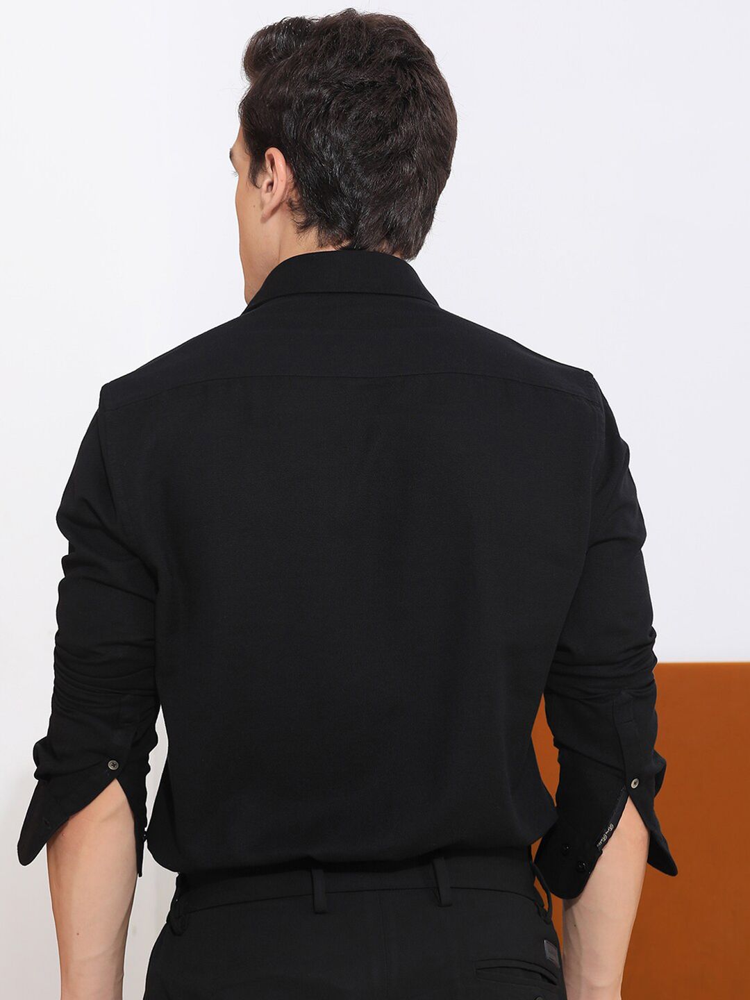 RARE RABBIT Men Otago Slim Fit Cotton Formal Shirt