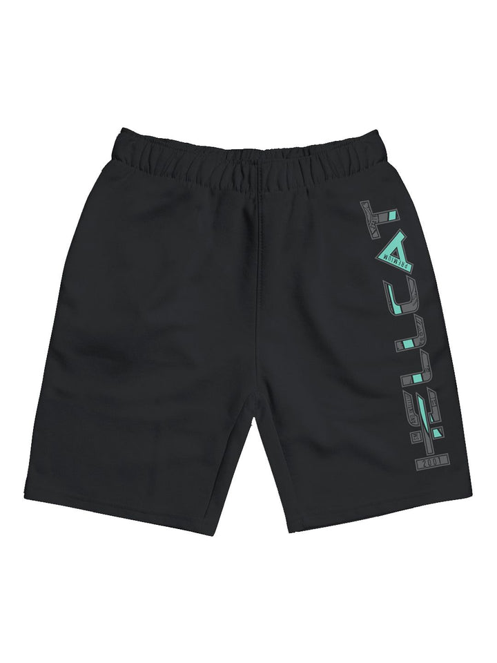 HELLCAT Boys Pack of 3 Typography Printed Cotton Sports Shorts