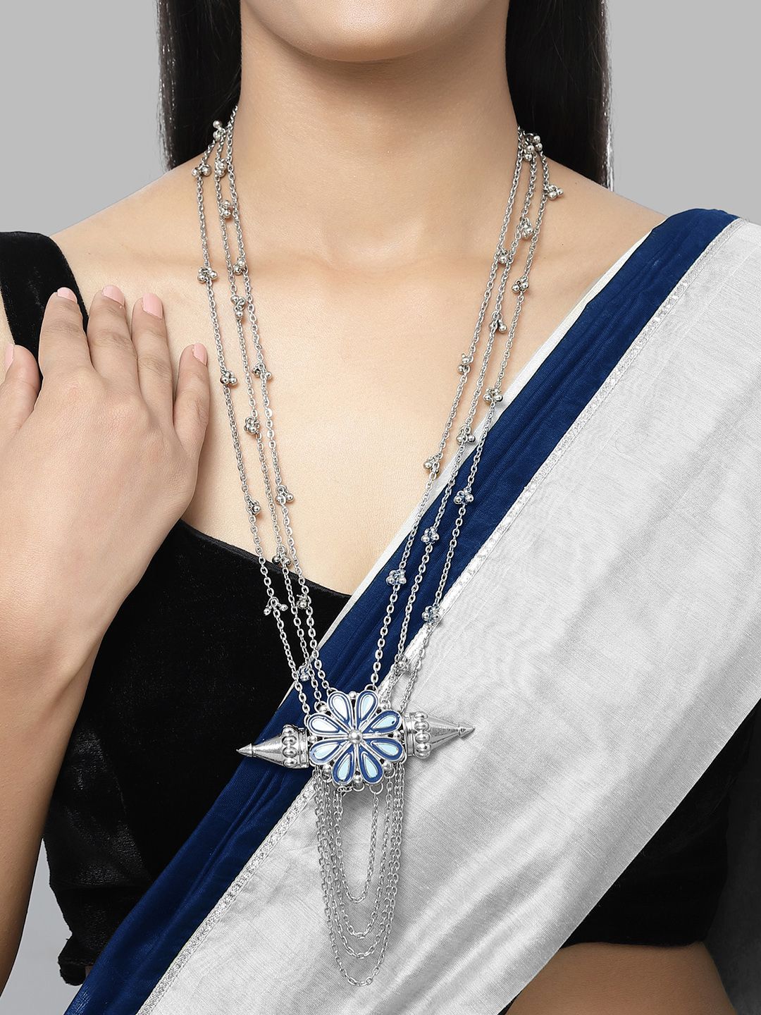 Kalung bersalut perak Karatcart
