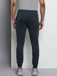 The Indian Garage Co Men Navy Blue Solid Straight Fit Joggers