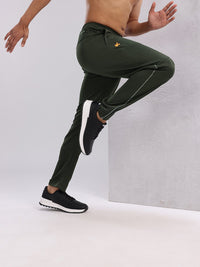HRX by Hrithik Roshan Men Mid-Rise Rapid-Dry Running Track Pants