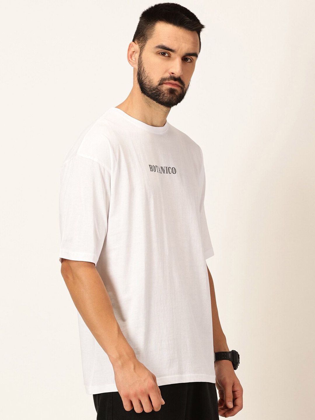 Thomas Scott Oversized Typography Printed Cotton Bio Finish T-shirt