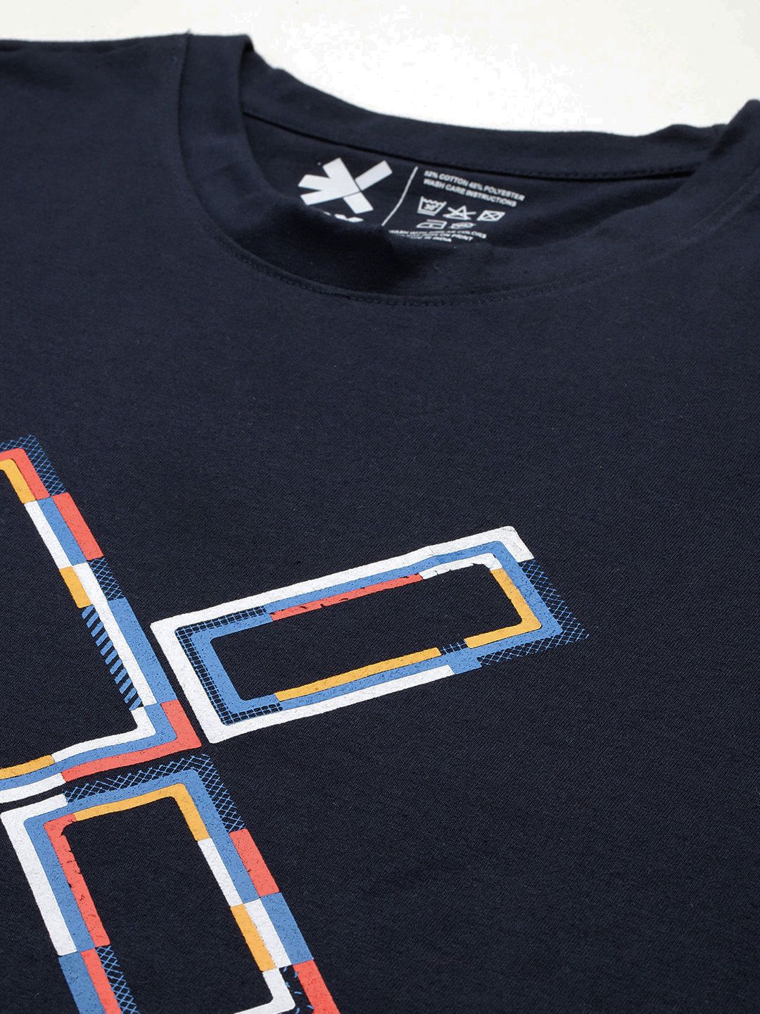 HRX by Hrithik Roshan Brand Logo Print Regular Fit Lifestyle T-shirt