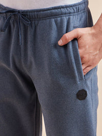 Sweet Dreams Men Mid-Rise Velvet Track Pants