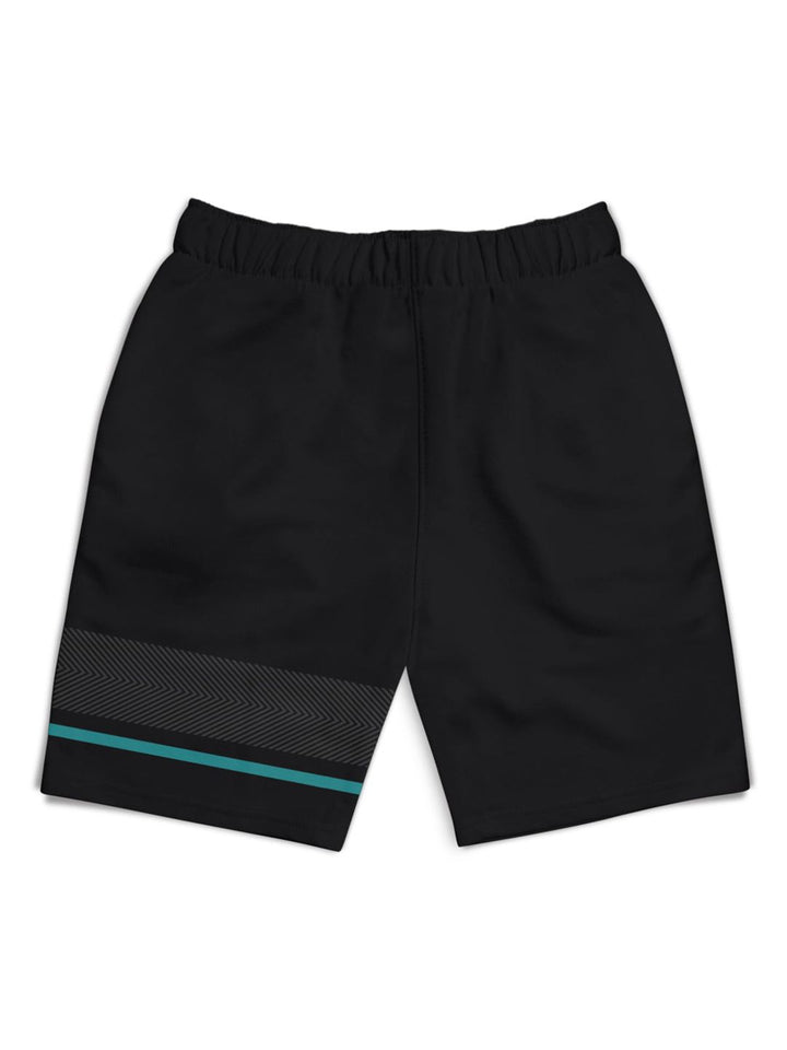 HELLCAT Boys Pack Of 2 Typography Printed Mid-Rise Cotton Shorts