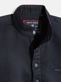 Monte Carlo Boys Band Collar Smart Fit Shirt