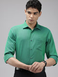 Park Avenue Pure Cotton Self Design Slim Fit Formal Shirt