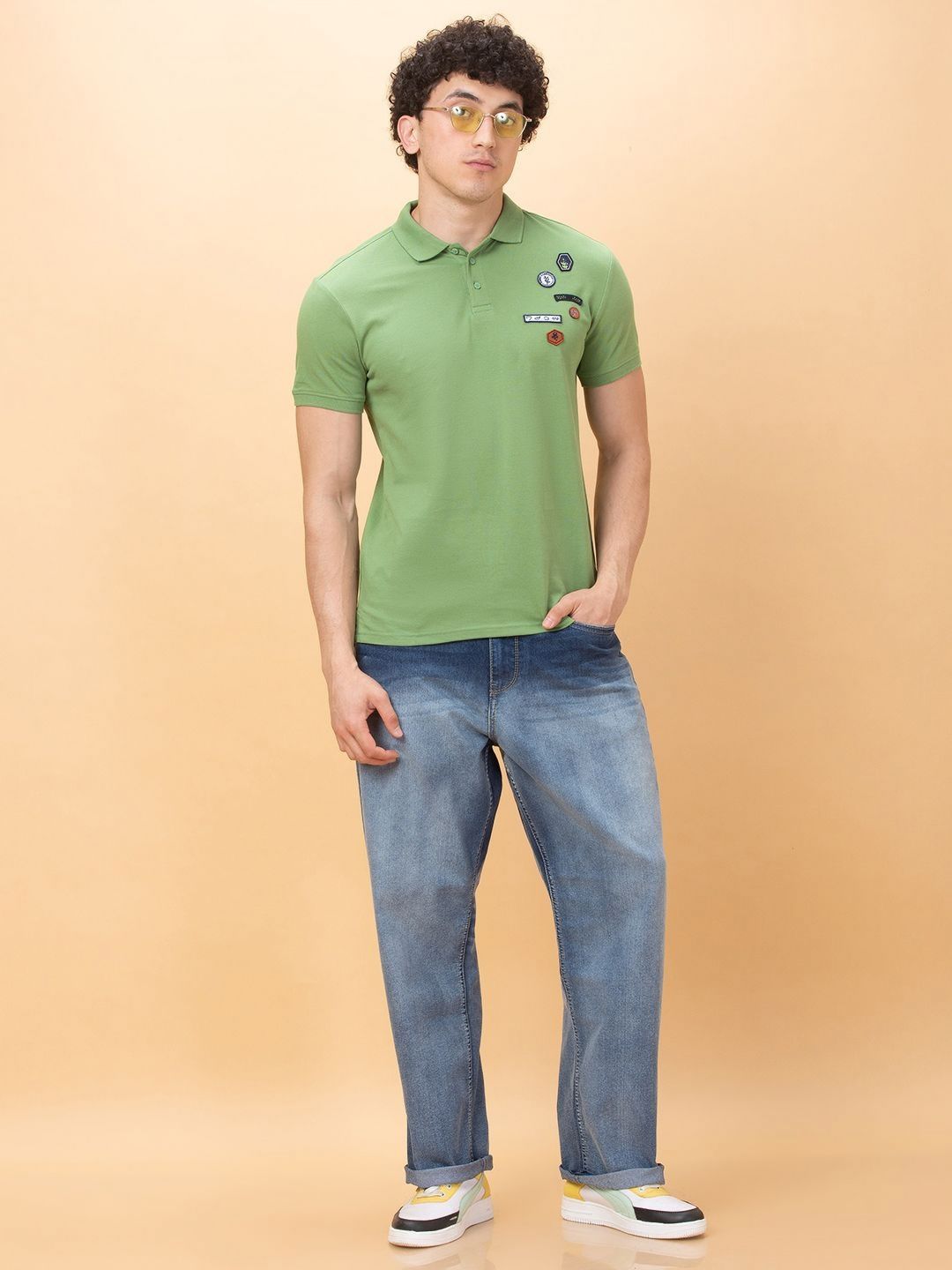 Being Human Men Polo Collar T-shirt