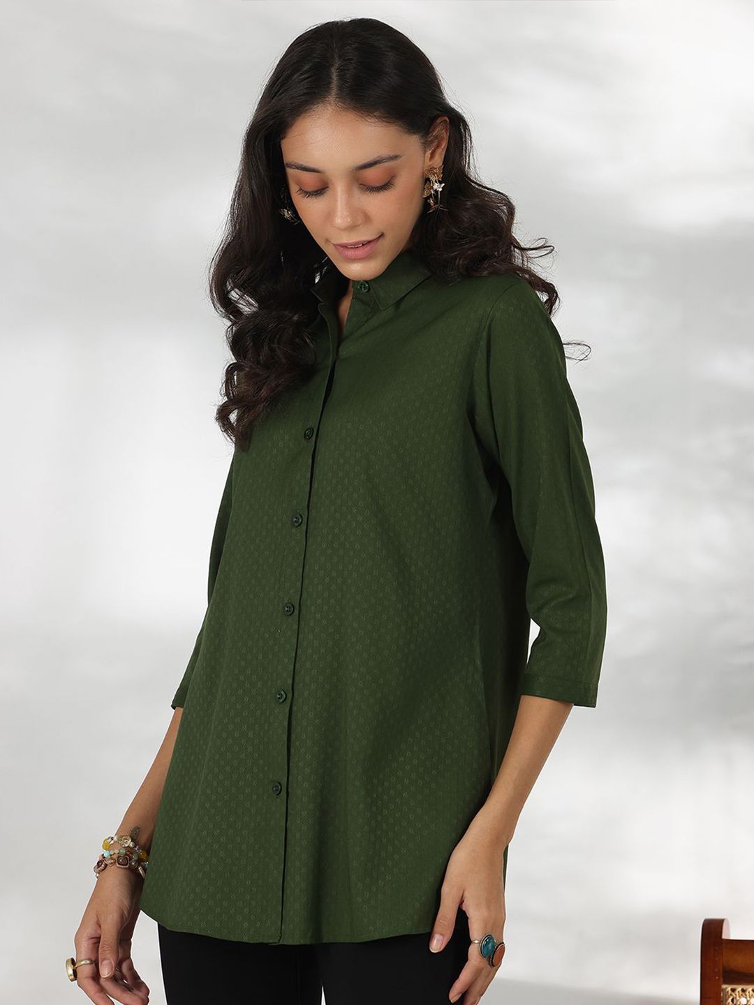 Libas Shirt Collar Front OpenTunic