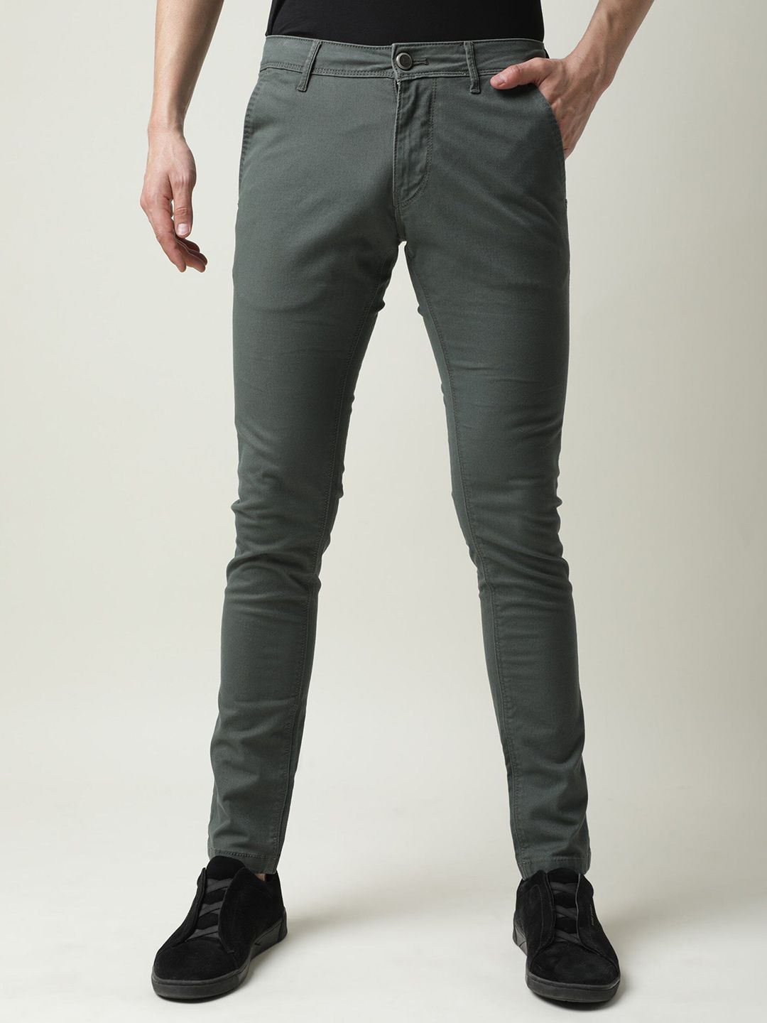 RARE RABBIT Men Saho Slim Fit Cotton Jeans