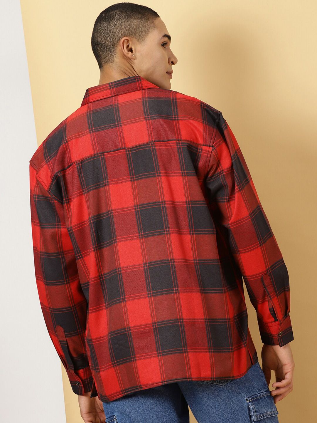 Thomas Scott Classic Opaque Checked Cotton Casual Shirt