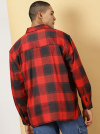 Thomas Scott Classic Opaque Checked Cotton Casual Shirt