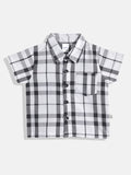 Moms Love Infant Boys Checked Pure Cotton Shirt