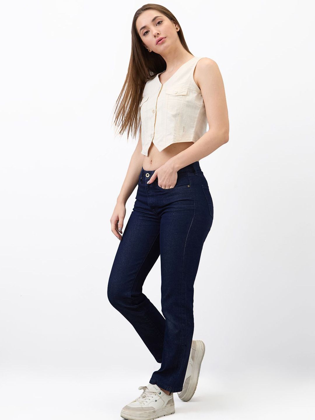 SPYKAR Women Cotton Shirt Style Top