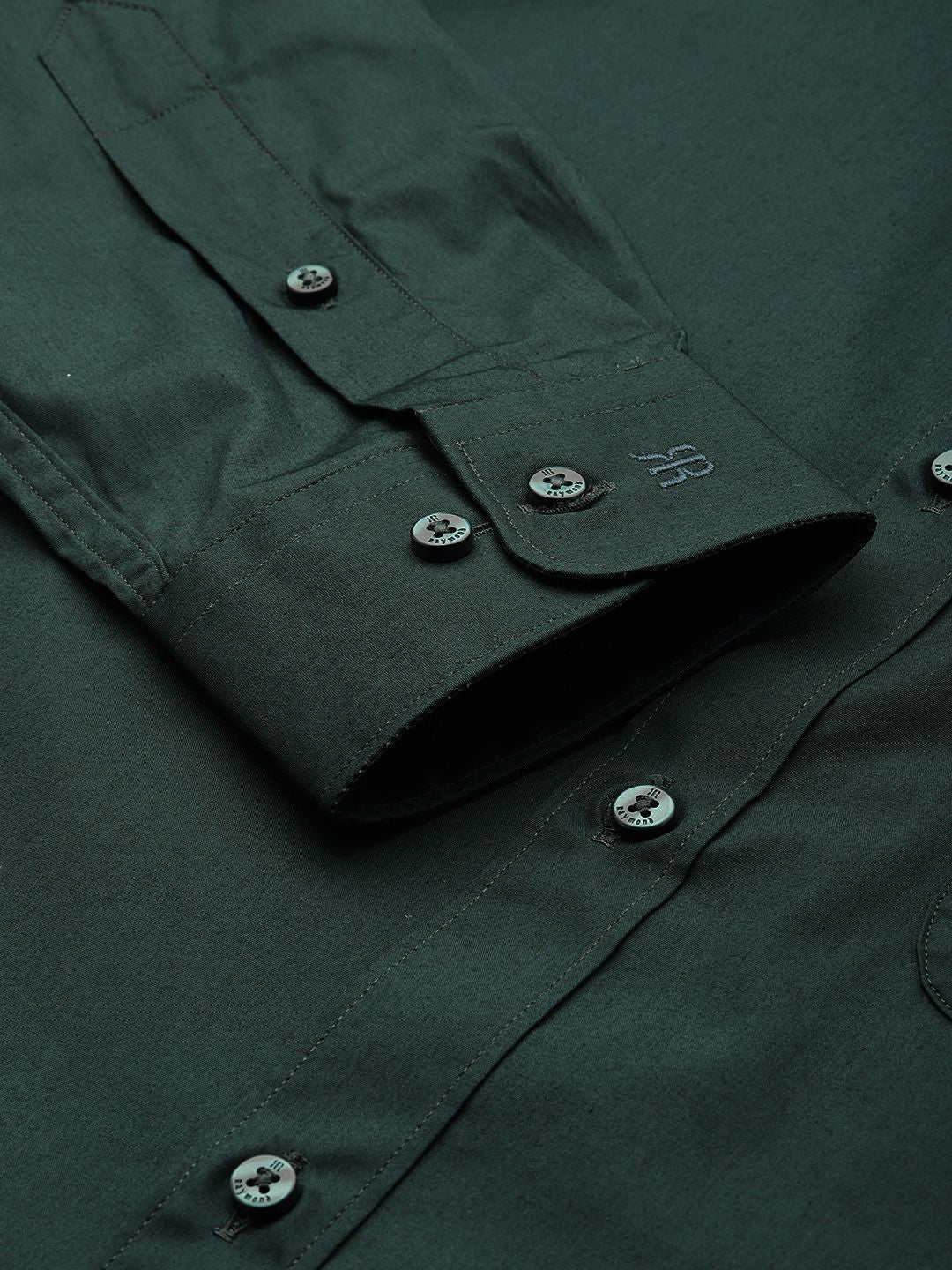 Raymond Solid Pure Cotton Slim Fit Formal Shirt