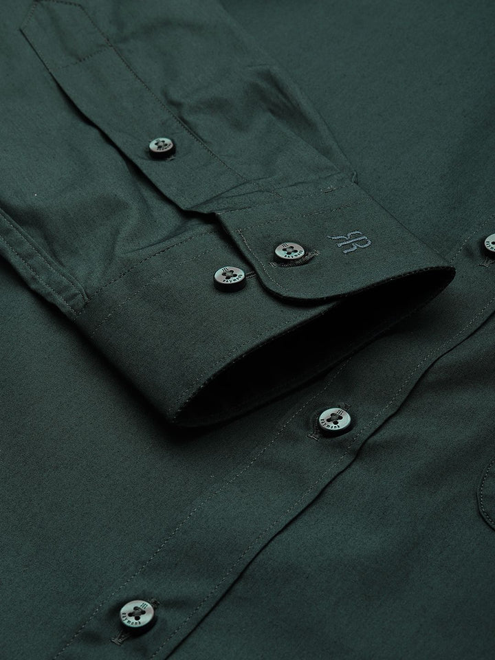 Raymond Solid Pure Cotton Slim Fit Formal Shirt