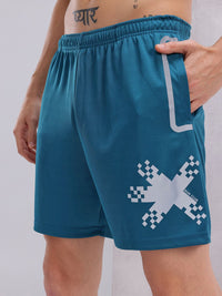 HRX by Hrithik Roshan Men Reflective Logo Printed Rapid-Dry Running Shorts