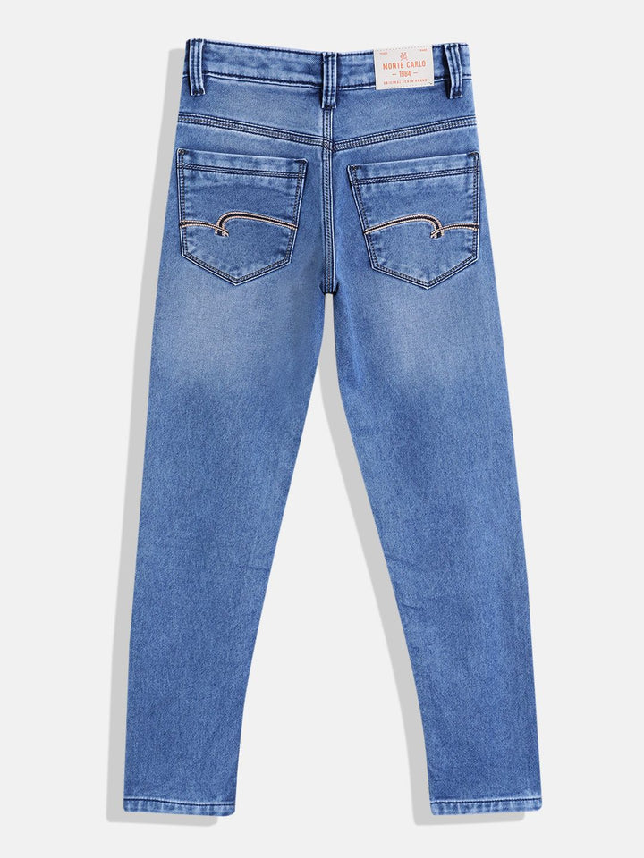 Monte Carlo Boys Slim Fit Stretchable Jeans