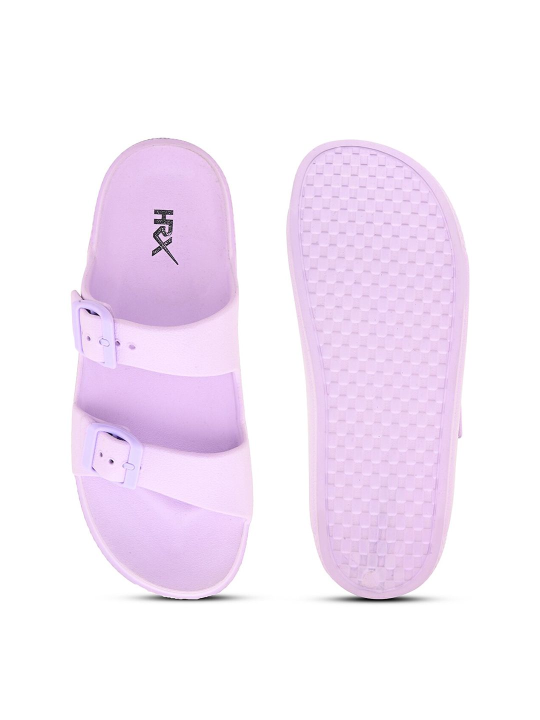 HRX by Hrithik Roshan Women Sliders With Buckle Detail
