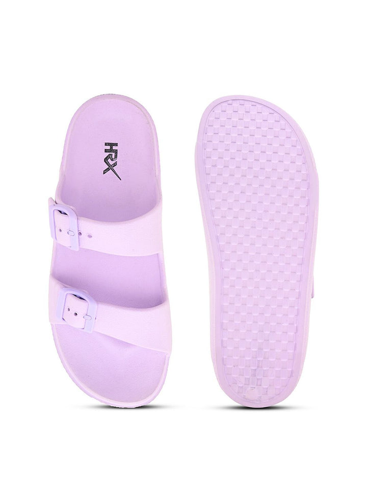 HRX by Hrithik Roshan Women Sliders With Buckle Detail