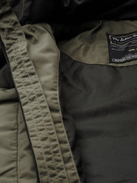The Indian Garage Co Men Colourblock Zip-Front Slim Fit Bomber Jacket with Detachable Hood