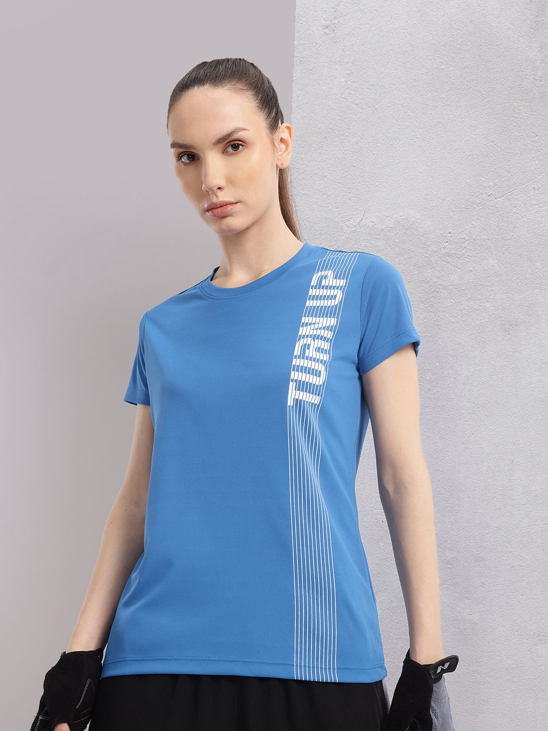 HRX by Hrithik Roshan Printed Rapid-Dry Training T-shirt