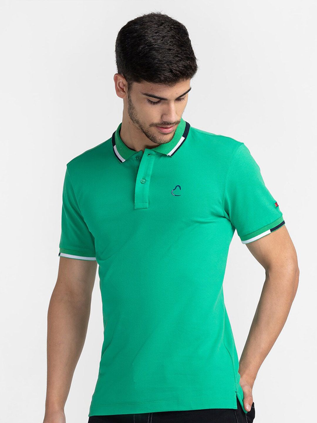 Being Human Polo Collar Regular Sleeves T-shirt